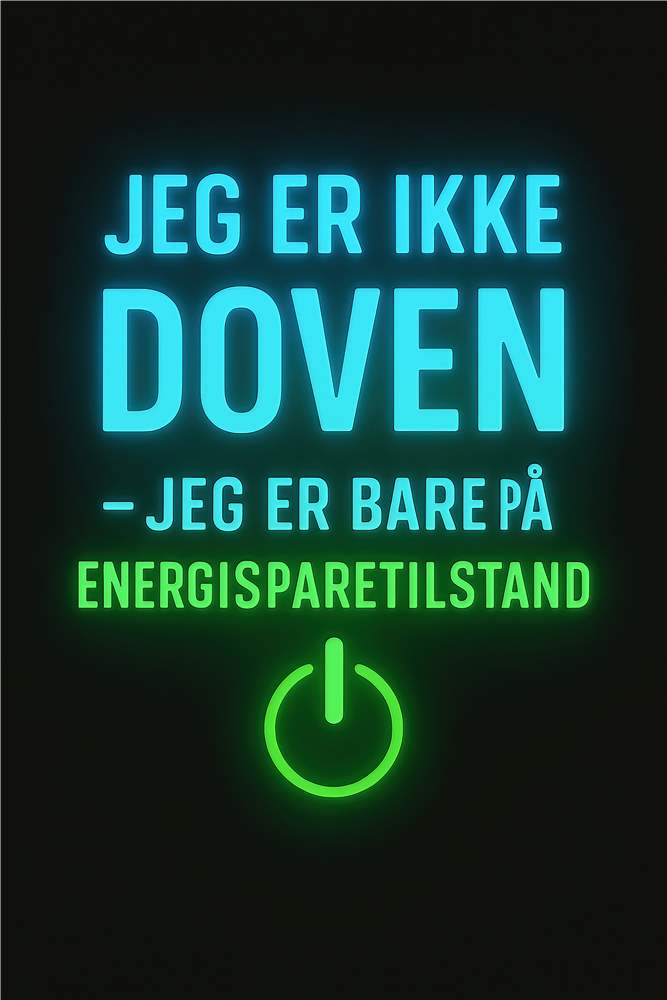 Spar Energi med Stilen plakat