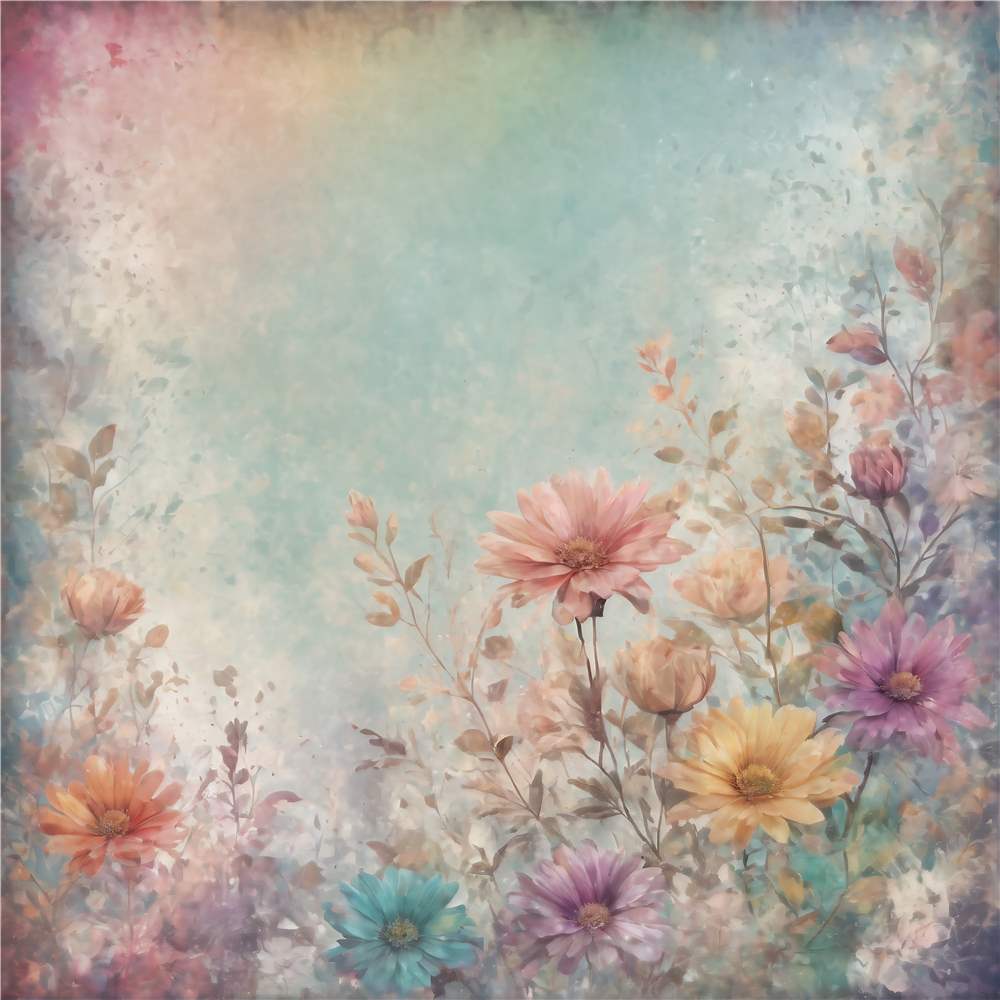Pastelfarvede Blomsterdrømme plakat