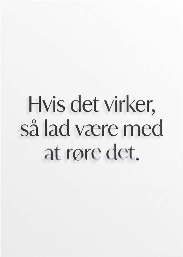 Inspirerende Ord til Hverdagen plakat