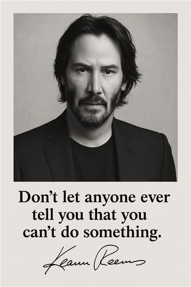 Tro på Dig Selv - Inspirerende Citat plakat