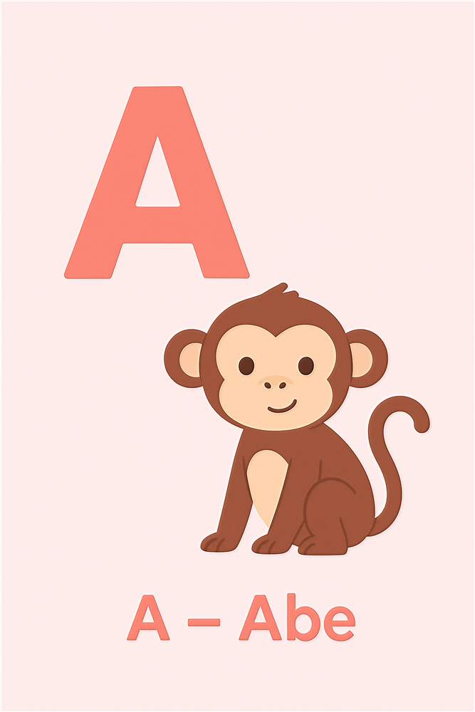 Abe A: Sjov Læring for Børn plakat