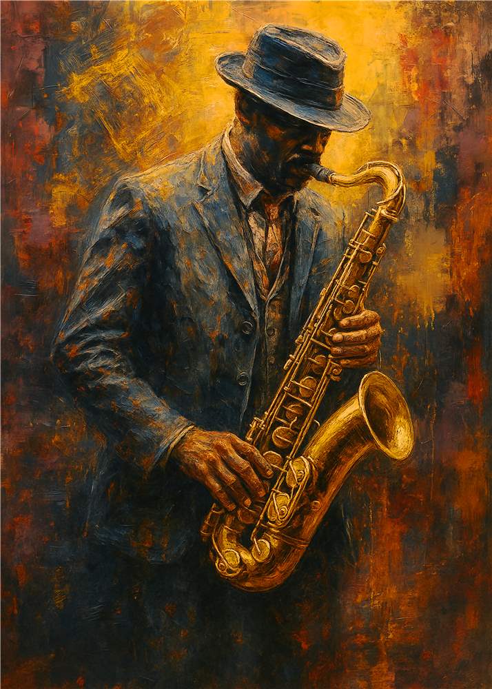 Jazzens Sjæl: Saxofonens Melodi plakat