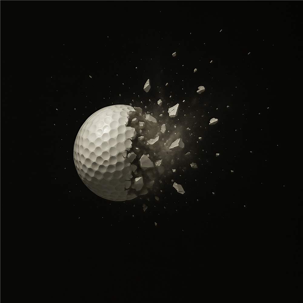 Eksplosiv Golfbold Dynamik plakat