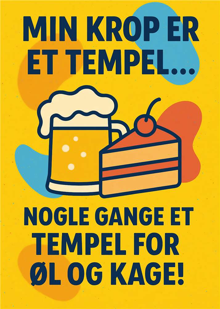 Kroppen: Et Tempel for Livets Nydelser plakat