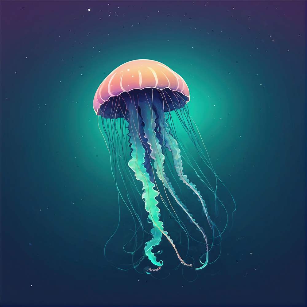 Magiske Meduser i Dybet plakat