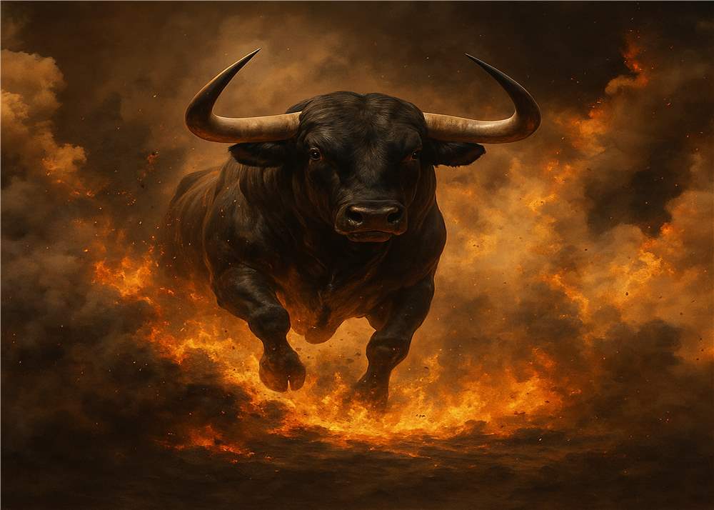 Vild Tyr i Flammehelvede plakat
