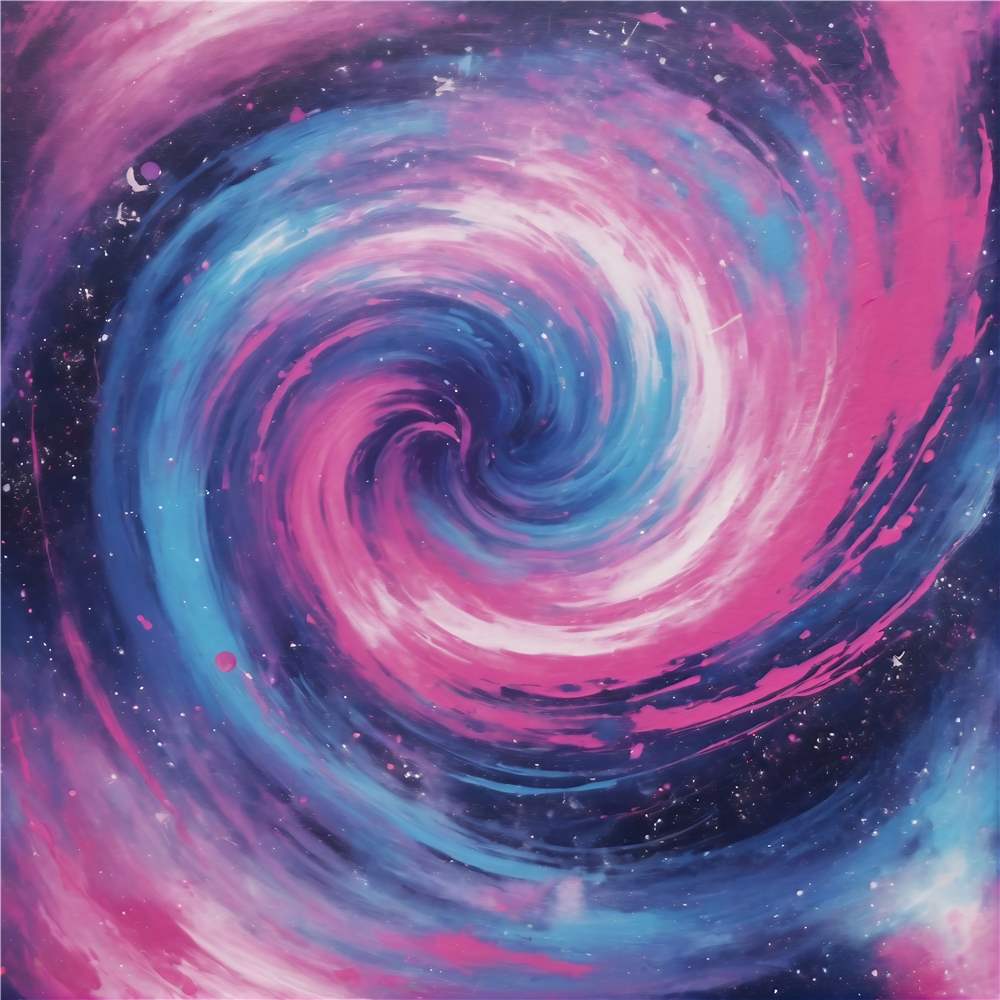 Galaktisk Spiral: Farverig Ekspression plakat