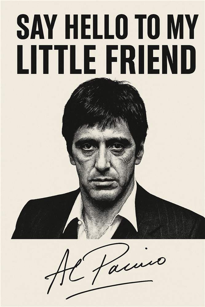 Ikonisk Al Pacino Øjeblik plakat