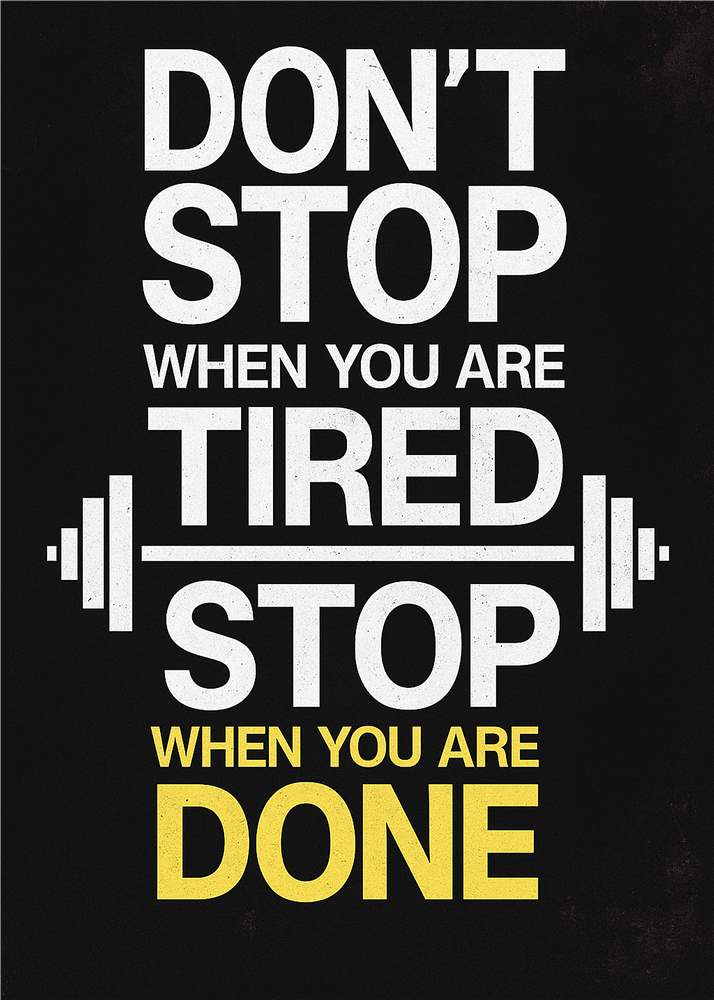 Motivation til at presse grænserne plakat
