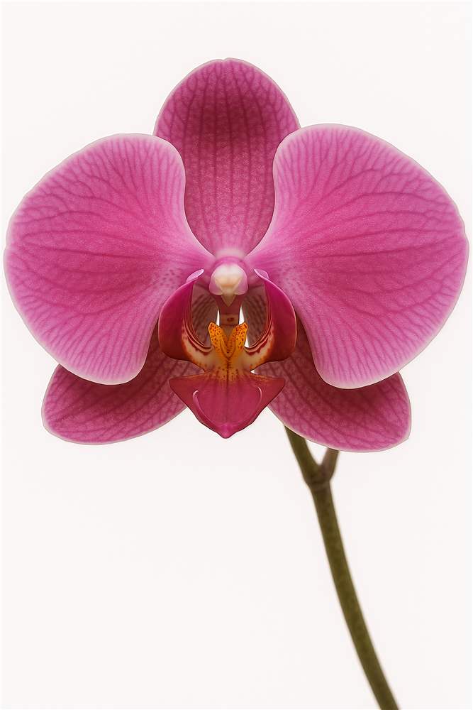 Elegant Pink Orkidé i Fokus plakat