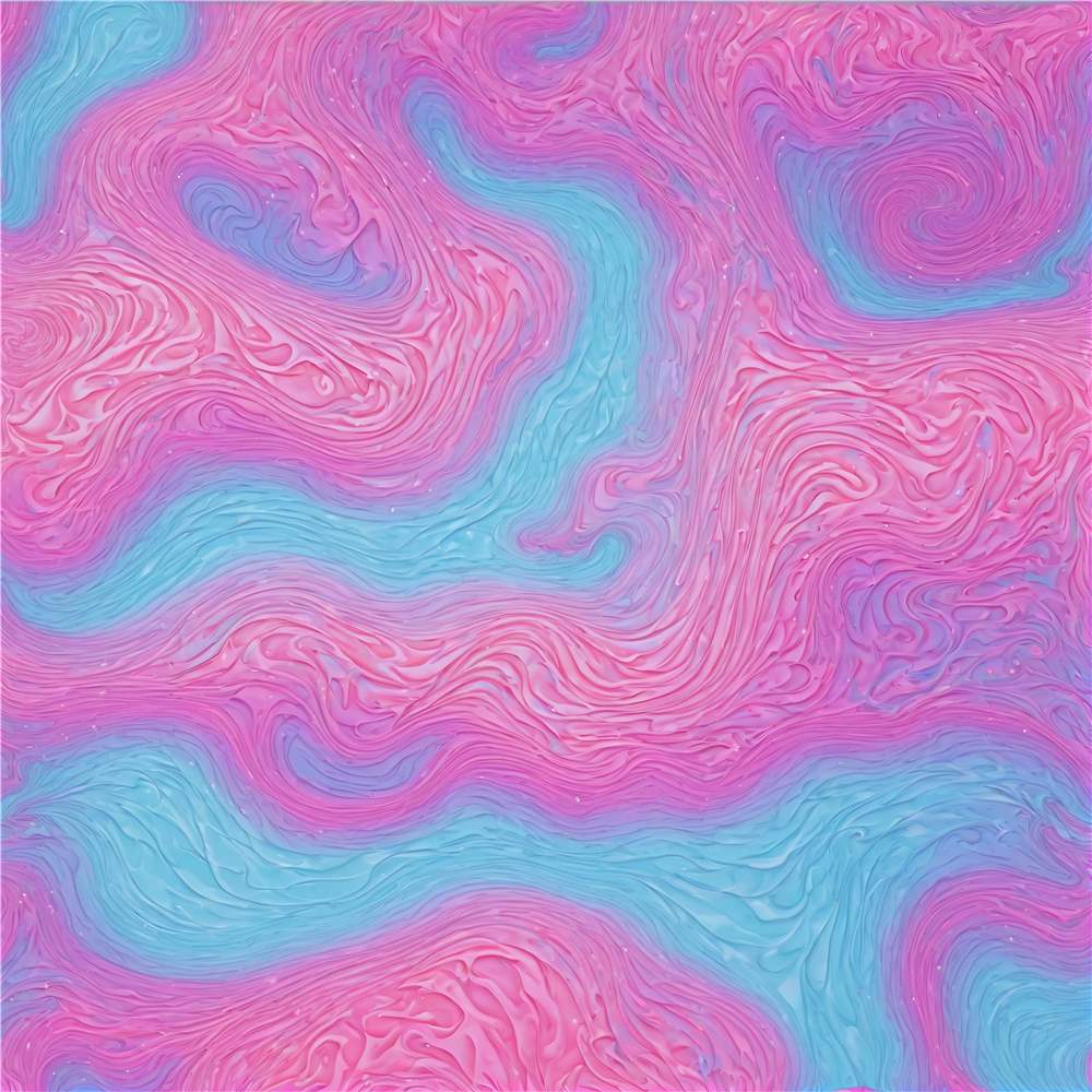 Dynamisk Abstrakt Bølgedans i Pink og Blå plakat