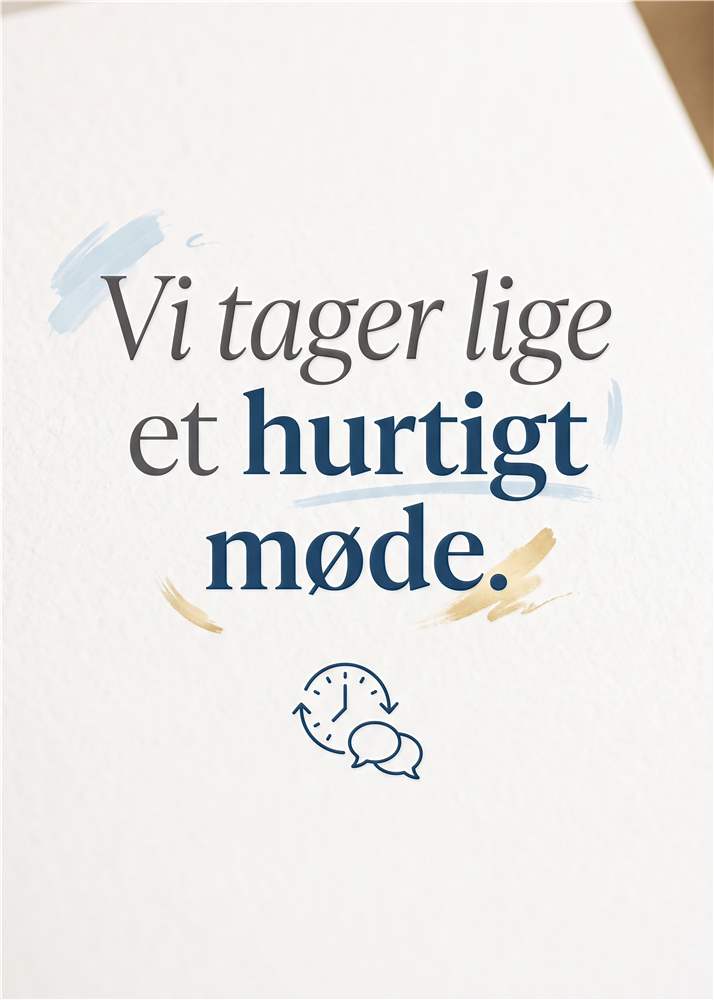 Tag et Hurtigt Møde - Inspirerende Plakat plakat