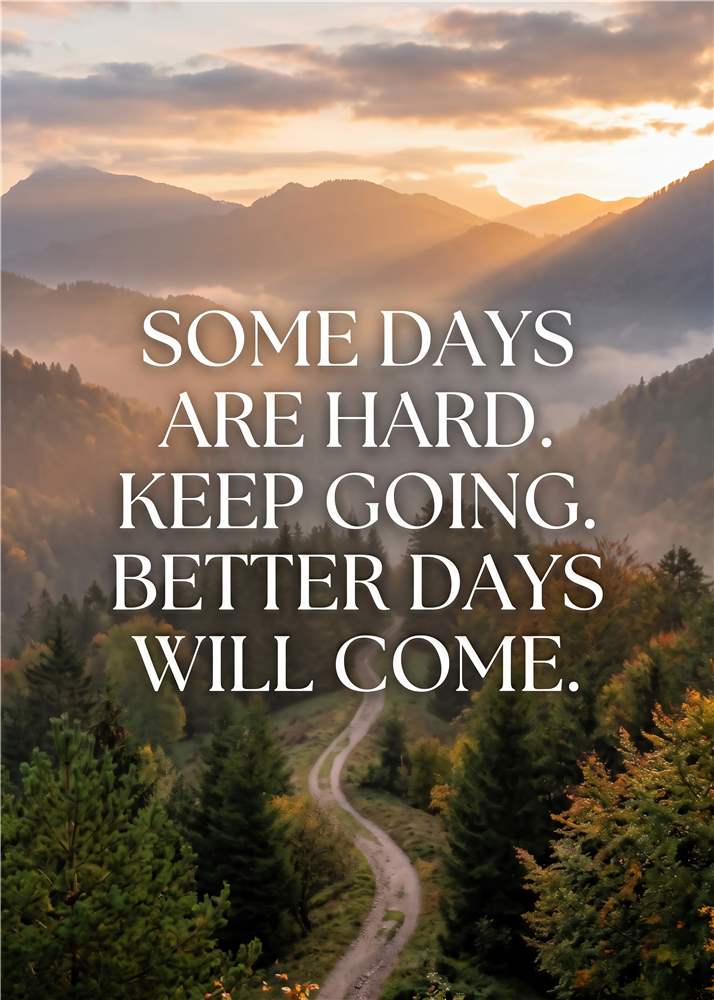 Hold Humøret Oppe med Motivationsplakat plakat