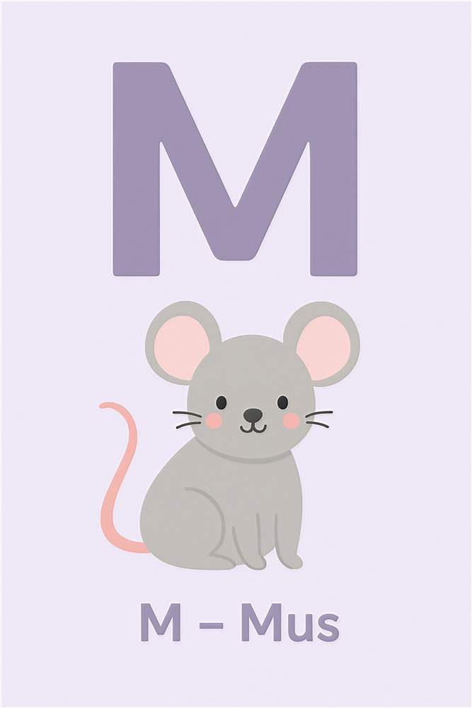 M for Mus - Sjov og Læring i Ét plakat