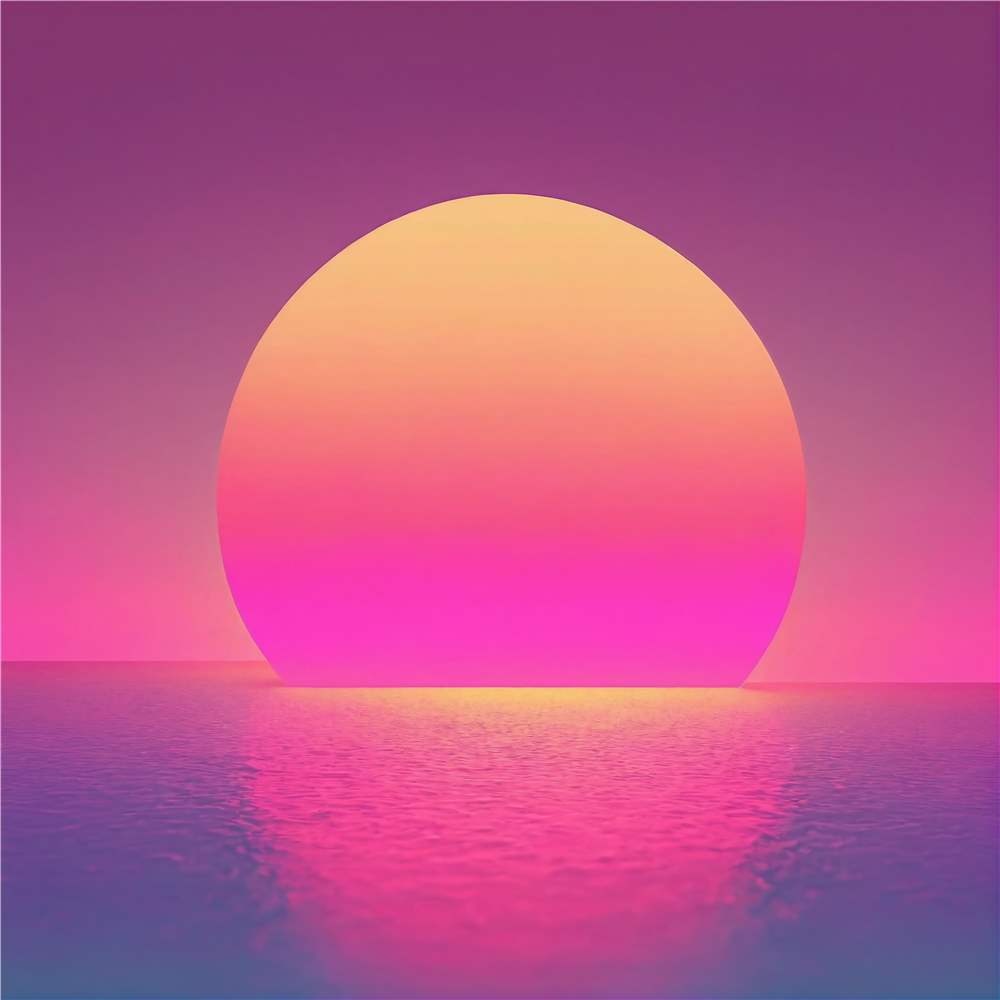 Pastel Solnedgang: En Drømmende Oplevelse plakat