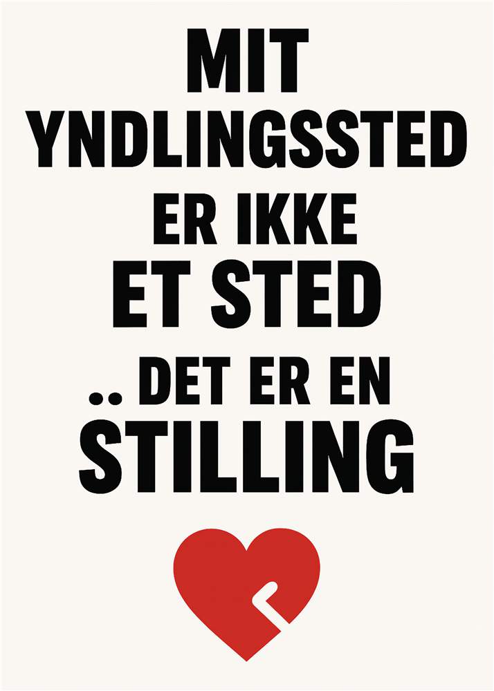 Find dit yndlingssted i livet plakat