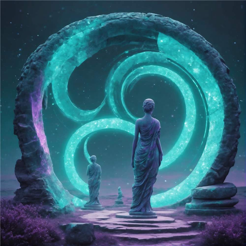 Mystisk Portal i Stjernernes Lys plakat