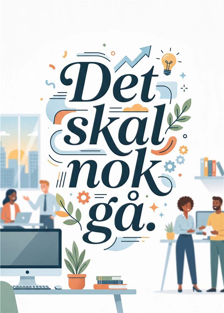 Motiverende Plakat til Dit Kontor plakat