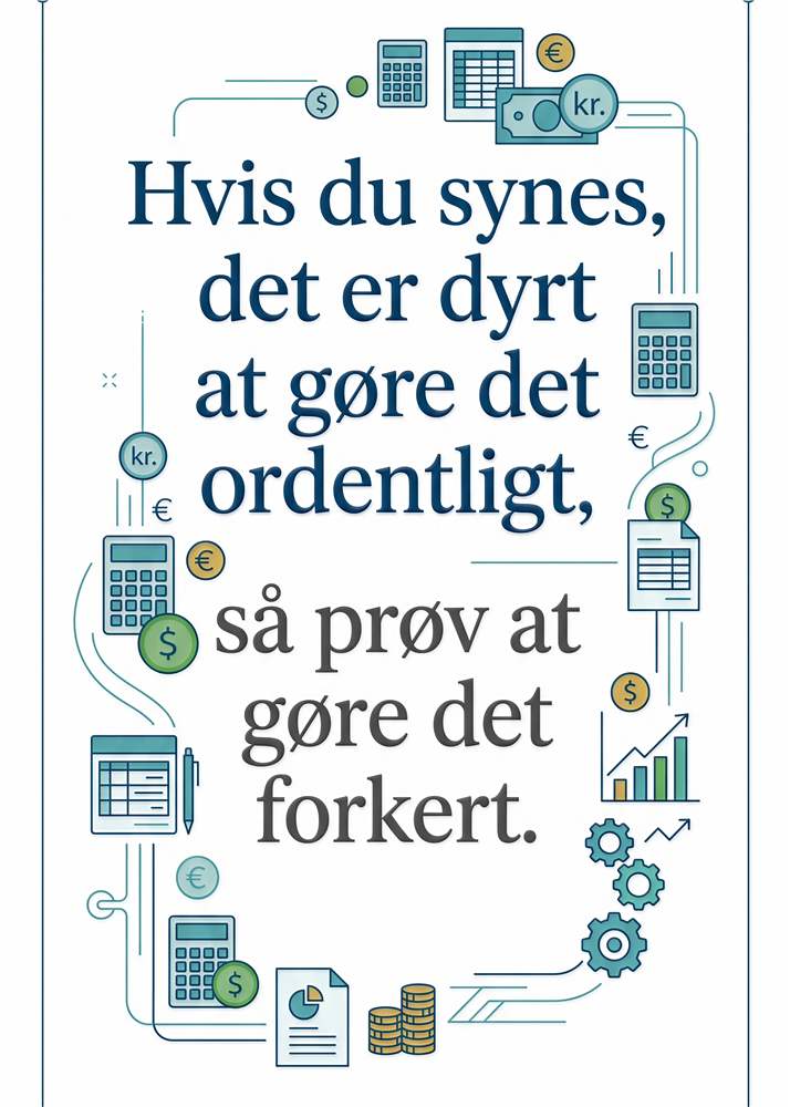 Gør det Forkert med Stil plakat