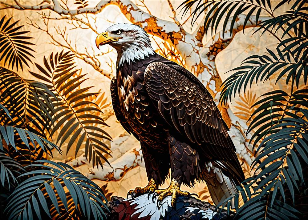 Majestætisk Ørn Blander Naturens Skønhed plakat