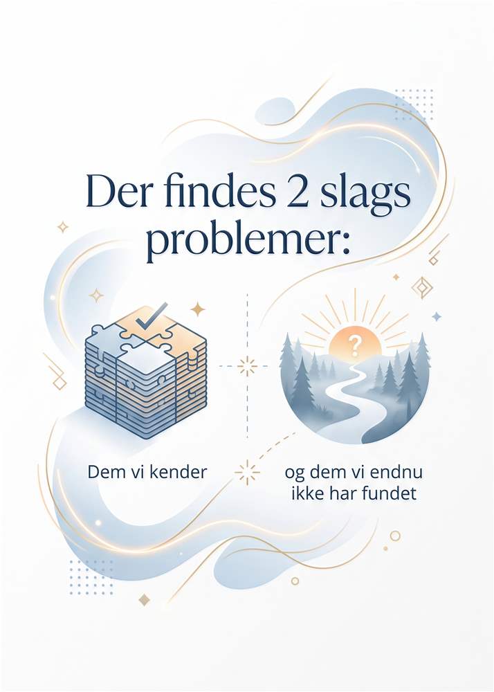 To Slags Problemer: Kender og Ukendte plakat