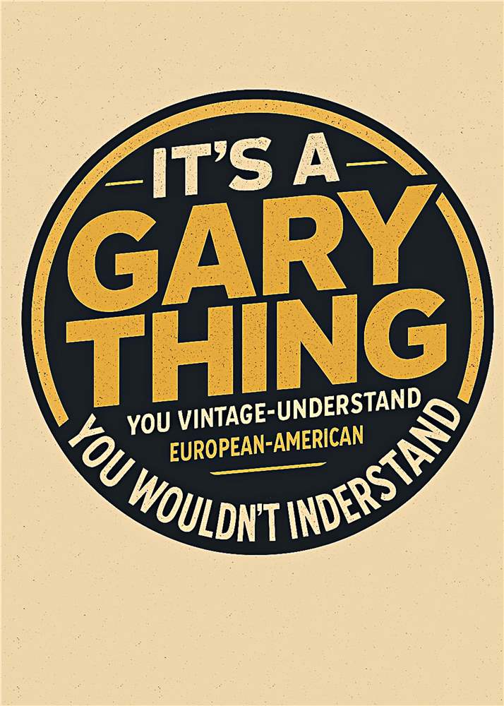 Det er en Gary Ting plakat