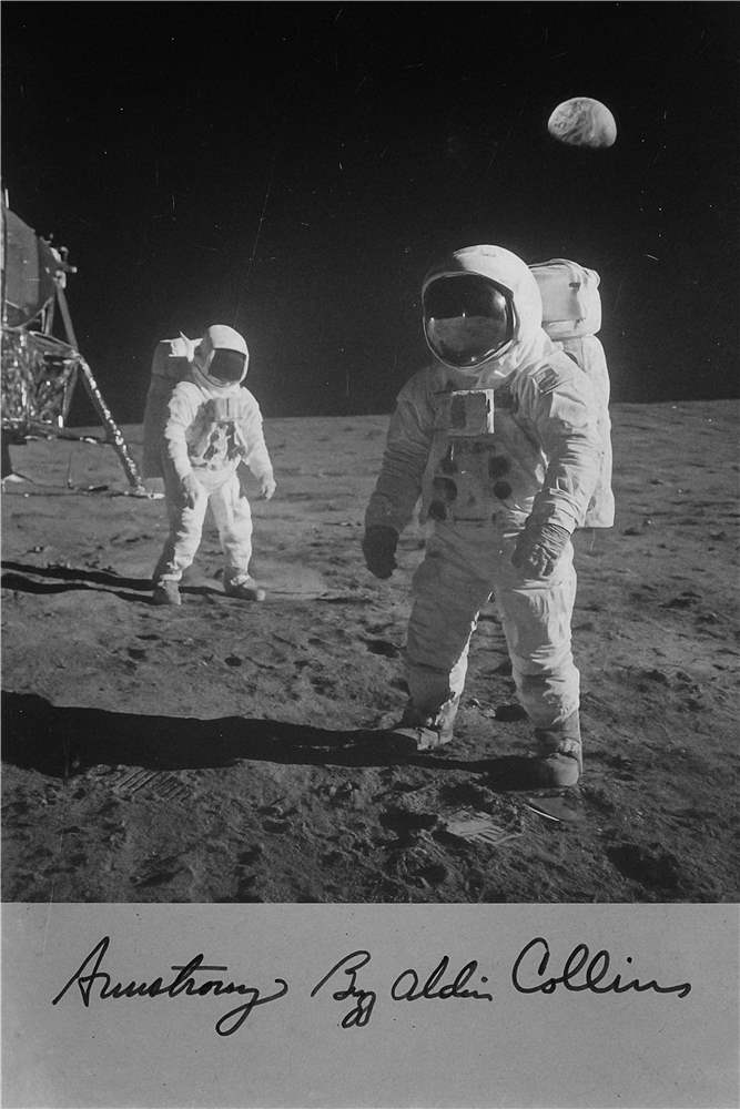 Astronauter på Månen - Et Historisk Øjeblik plakat
