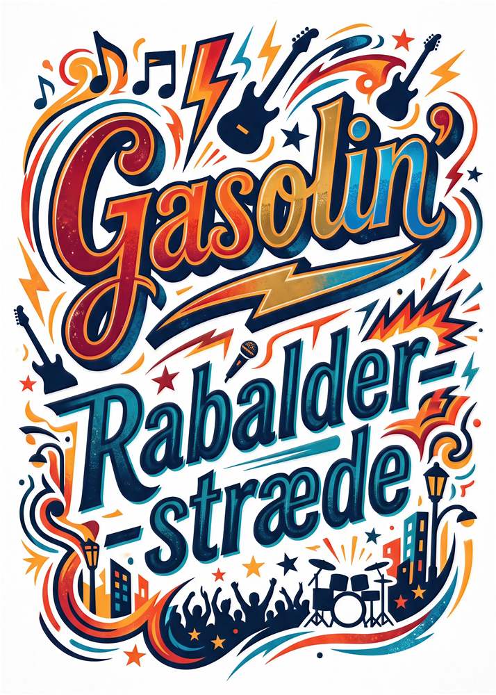 Energi fra Gasolin' på Rabalderstræde plakat