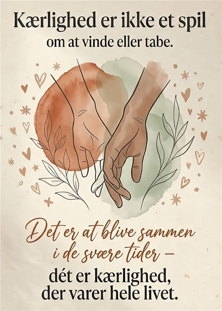 Kærlighed er ikke et spil plakat
