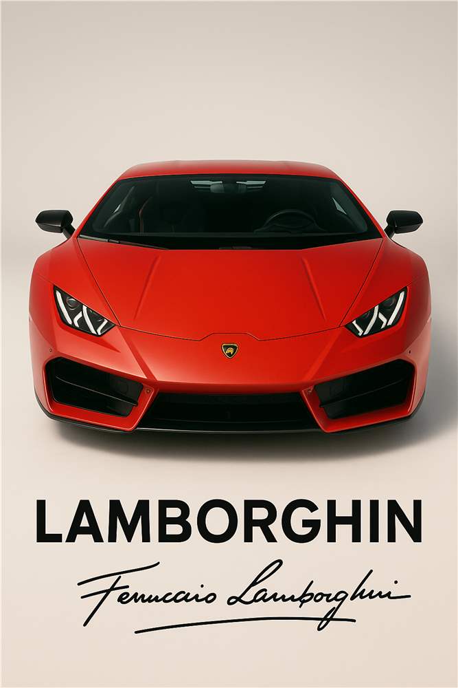Lamborghini Huracán: Rød Skønhed plakat
