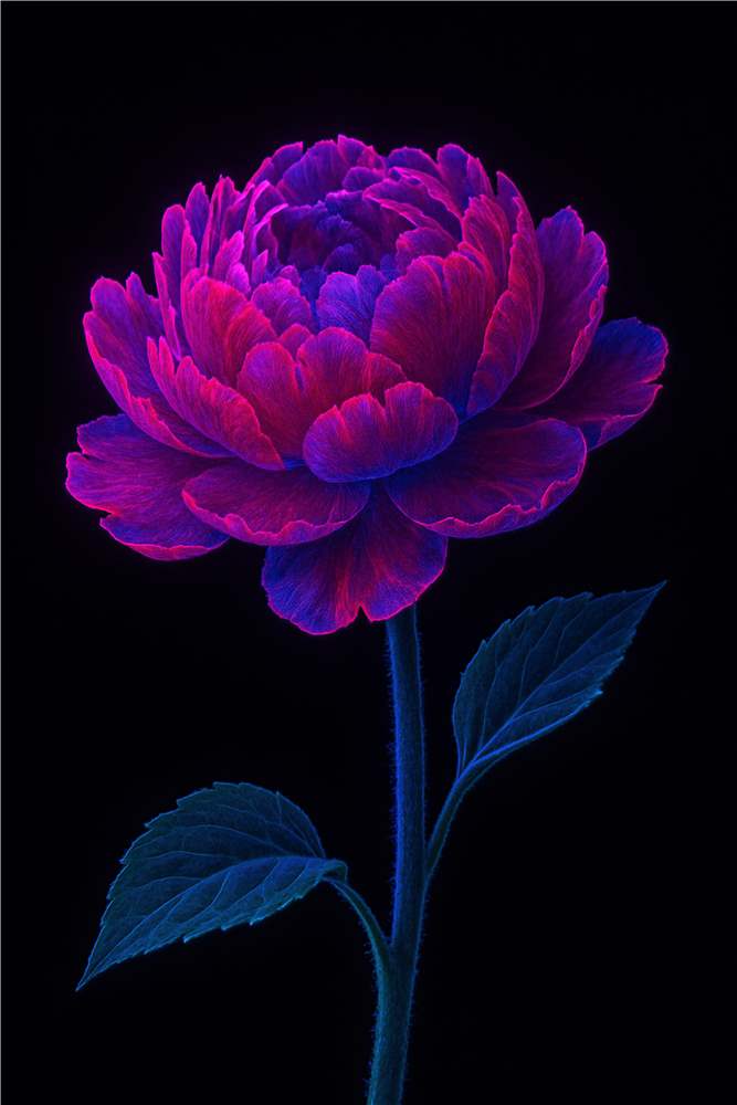 Neon Peon: Blomsternes Mesterværk plakat