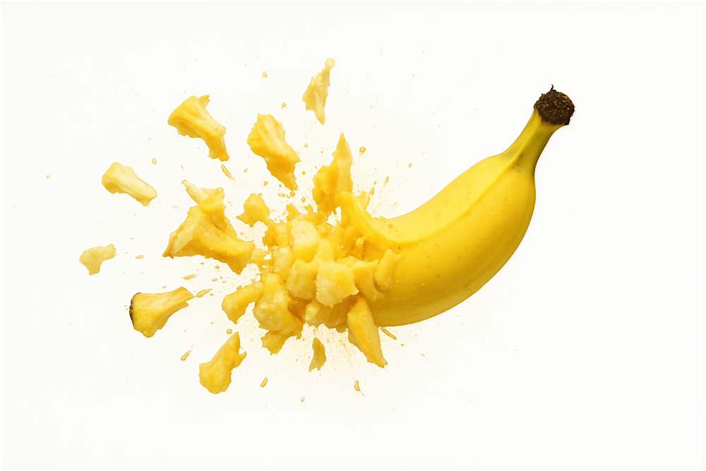 Sprudlende Banan Explosion plakat