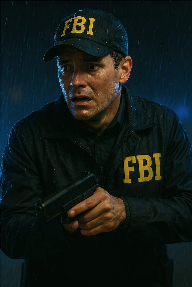 FBI Agent i Stormvejr plakat