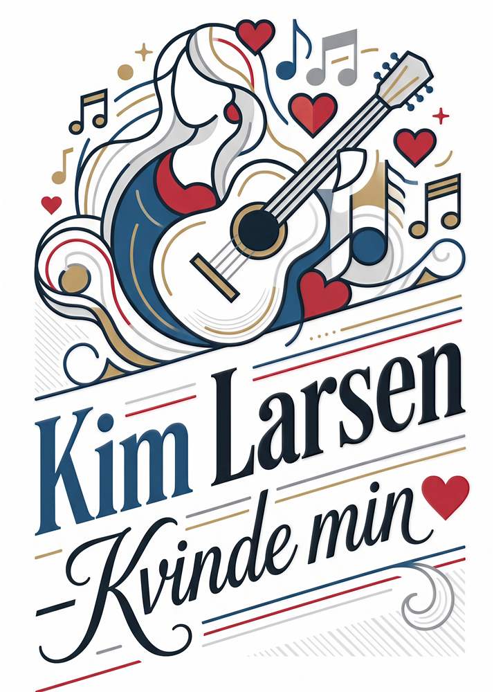 Kim Larsen - Kvinde Min Plakat plakat