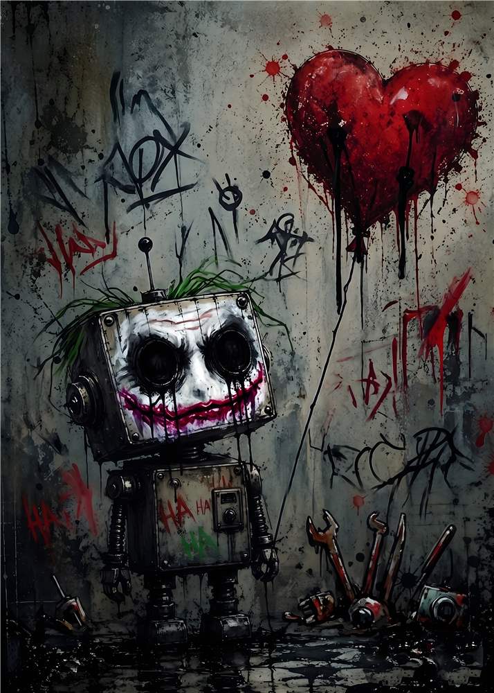 Joker Robot: Legende og Hjertevarme plakat