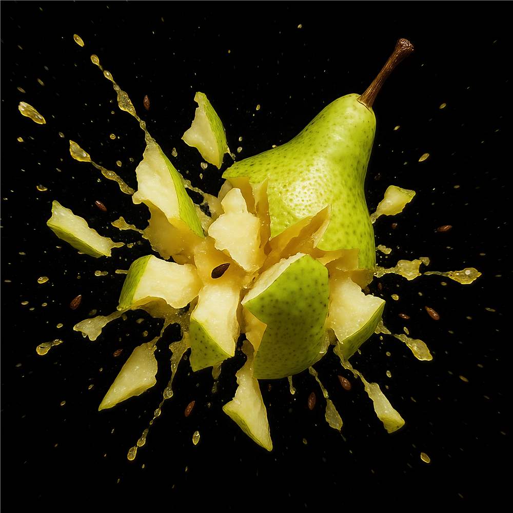 Frugtagtig Eksplosion: Sprængt Pære Art plakat