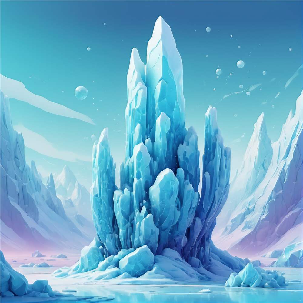 Drømmenes Isbjerg i Frostland plakat