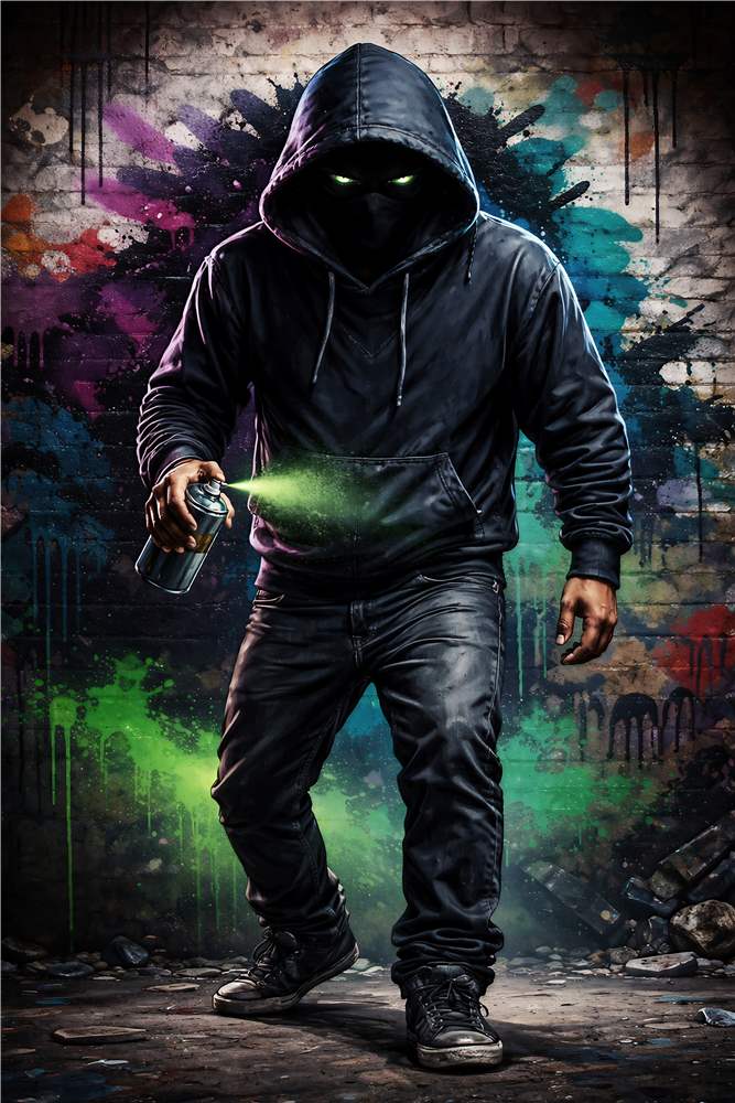 Graffiti Energi i Action plakat