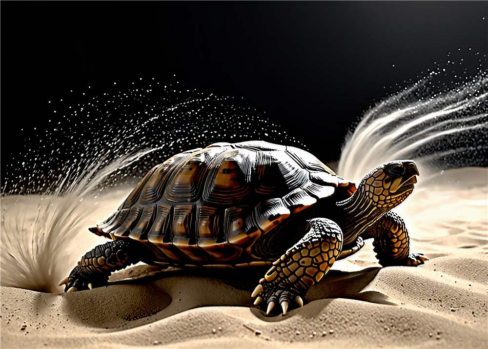 Sandstormens Skildpadde plakat