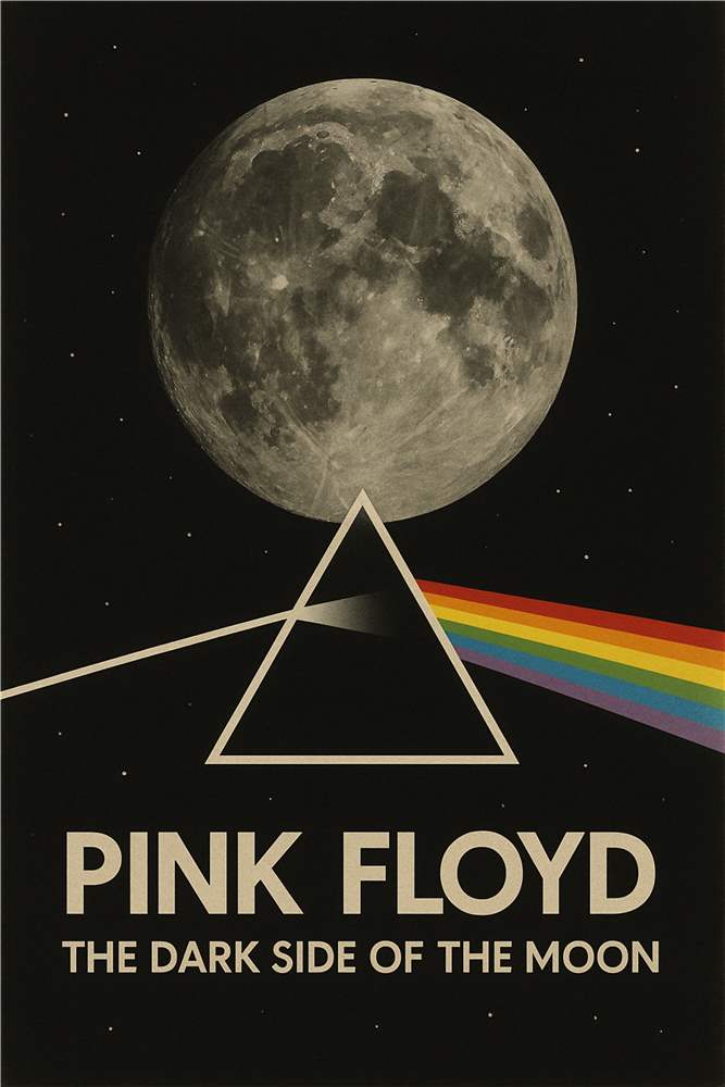 Pink Floyd - Mørkets Side af Månen plakat