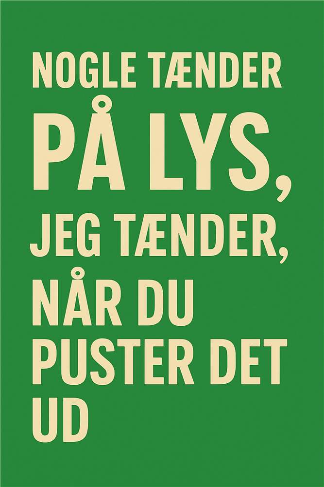 Lys og Pust: En Inspirationskilde plakat
