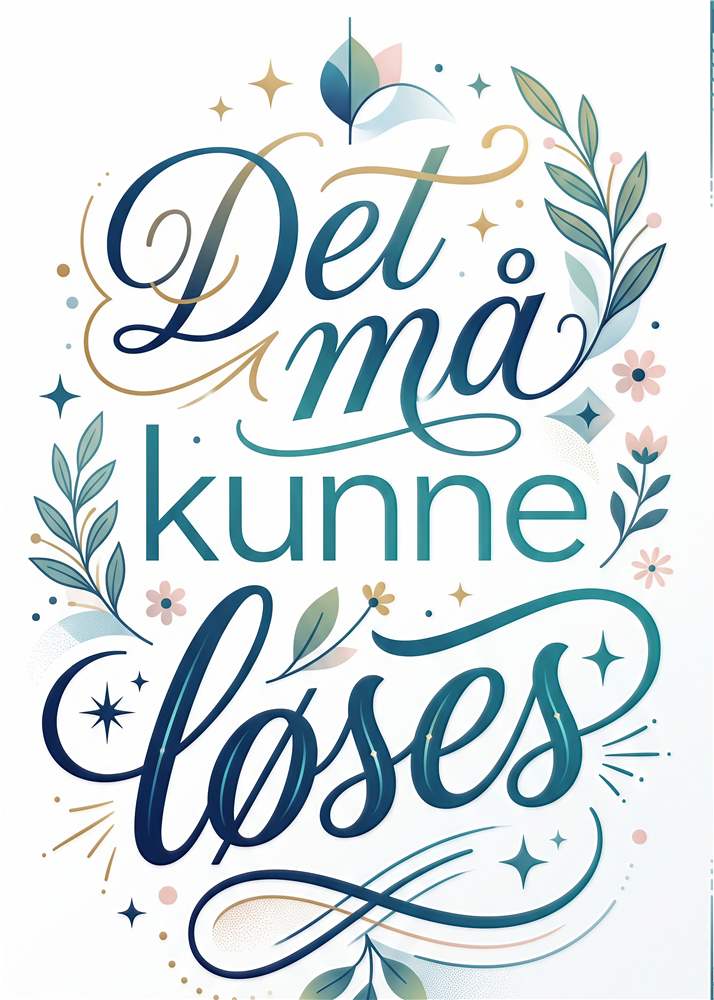 Inspirerende Plakat til Hjemmet plakat