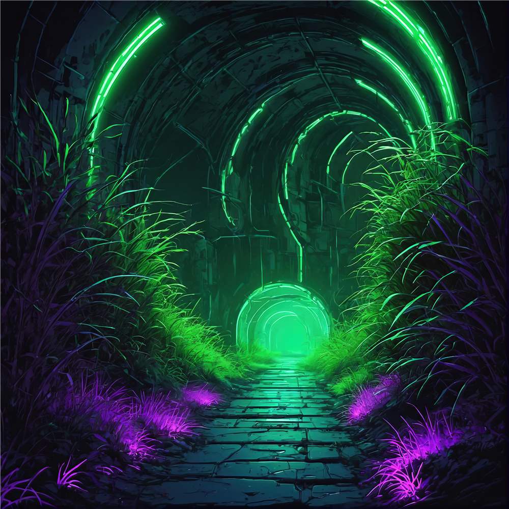 Neon Portal til Eventyret plakat