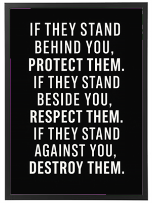 Et inspirerende citat, der taler om vigtigheden af at beskytte, respektere og håndtere relationer.