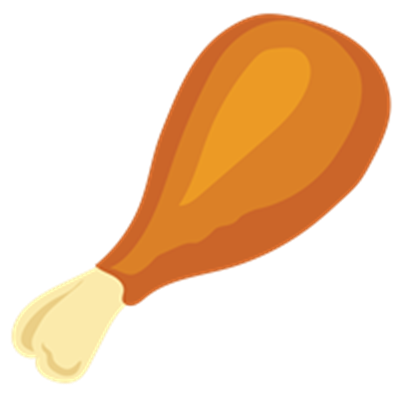 Et saftigt og gyldent kyllingelår, perfekt til måltider.