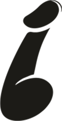 Et stiliseret, sort spørgsmålstegn, der symboliserer nysgerrighed og søgen efter svar.