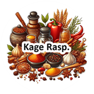 Et farverigt arrangement af krydderier, urter og ingredienser til bagning.