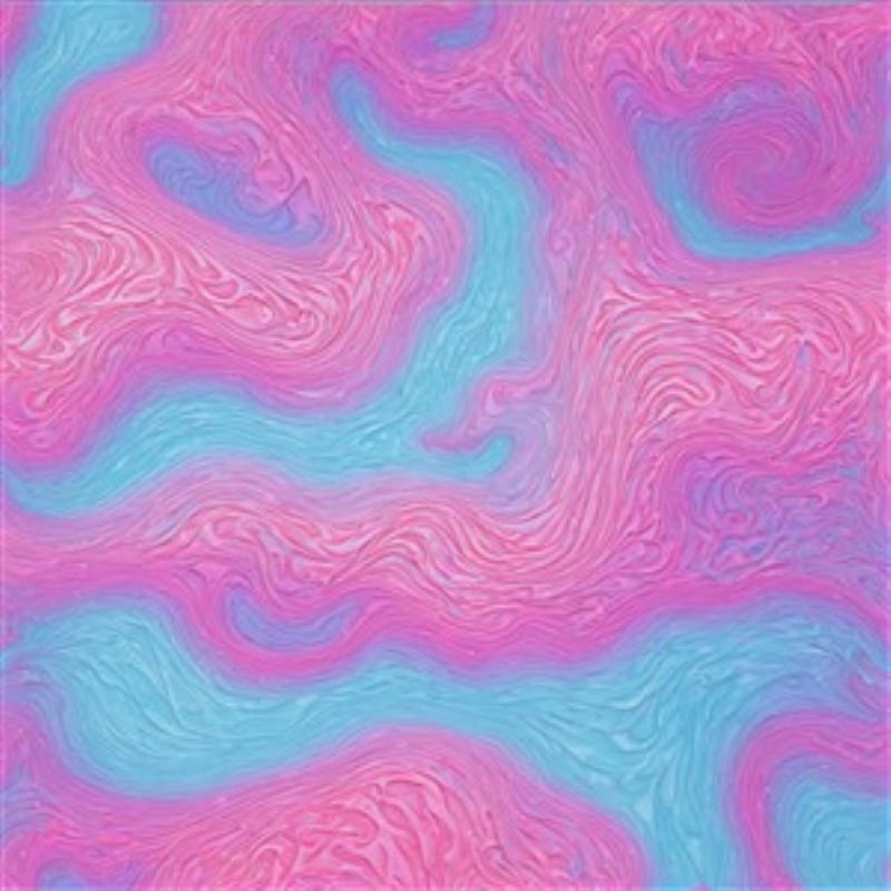 Dynamisk Abstrakt Bølgedans i Pink og Blå - Oplev det svævende farvespil i denne abstrakte kunst, hvor bølgende nuancer af pink og blå skaber en livlig atmosfære. Perfekt til at tilsætte farve og energi til ethvert rum.