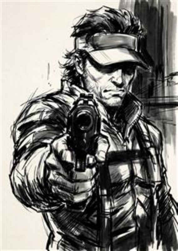 Manden med Pistolen: Klar til Aktion - Oplev intensiteten i denne medrivende illustration, hvor en mand i taktisk udstyr retter en pistol direkte mod beskueren. Det sort/hvide design vækker følelser af mod og parathed, perfekt til at tilføje en dramatisk kant til dit hjem.