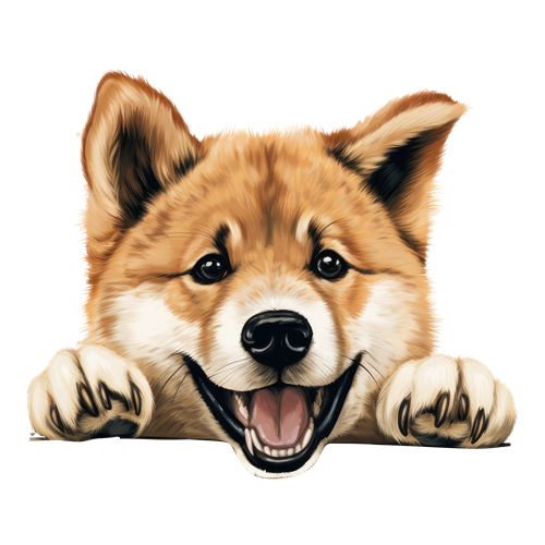 Akita sticker motiv